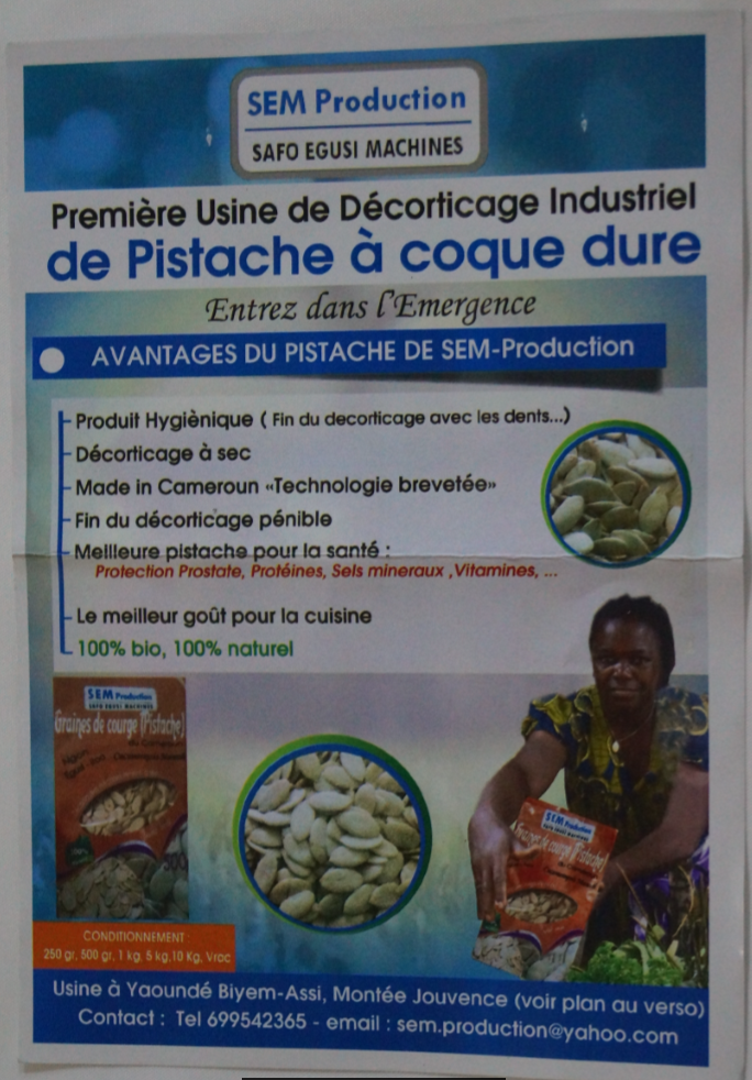 SEM pistache cameroon