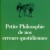 Petite Philosophie de nos erreurs quotidiennes
