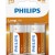 Philips 54952 batterie 2 R20 D longue durée