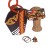 Set Handbag-Foullard Buckle and bracelet