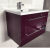 	Set Meuble suspendu-lavabo-miroir Meuble 90*59*48.8cm