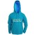 sweat à capuche Boloboss - imprimé - bleu ciel 