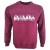 Pull over Boloboss imprimé - rouge bordeaux 