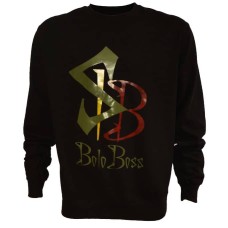 Boloboss sweater - printed - Black