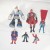 petit paquet de jouets de super heros