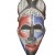 Masque africain primitif Ndame en bois