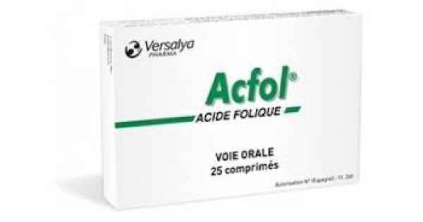 ACFOL 5MG COMP B/25