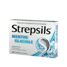 strepsils menthe glaciale pastille boite 24