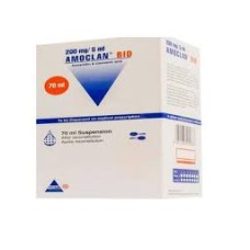AMOCLAN BID 400 mg  57mg susp buv Flacon de 70 ml