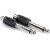 Live Wire GPR-101 RCA to 1/4 inch TS Adaptors, 2 pieces