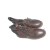 chaussure   montante pour homme de couleur maronne
